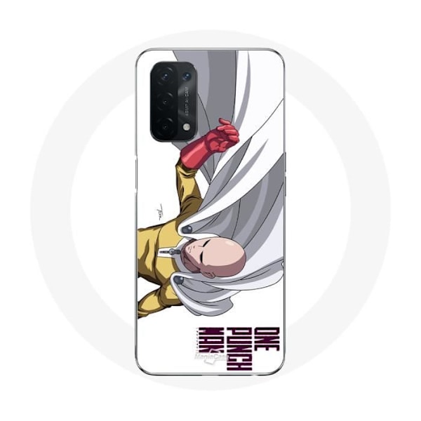 Coque för Oppo A74 5G Saitama One Punch Man Anime Affisch