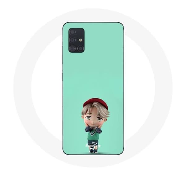 Coque pour Samsung Galaxy A71 BTS TinyTAN Animation Jimin