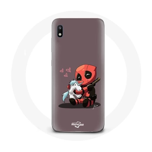 Coque för Samsung Galaxy A10 DeadPool Unicorn Licorne