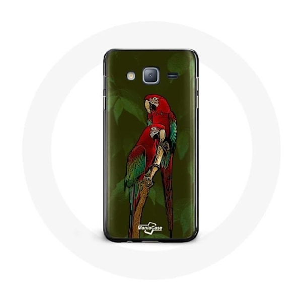 Fodral för Samsung Galaxy J7 2016 Pionus Röd Papegoja
