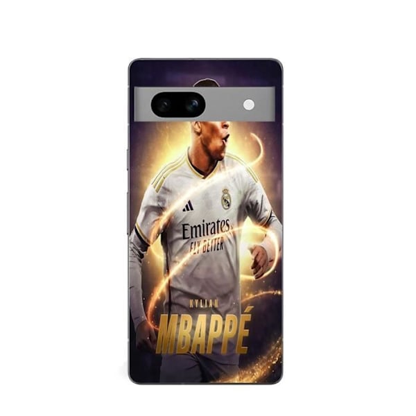 Coque Maniacase för Google Pixel 7a Kylian Mbappe Real Madrid Bakgrundsbild