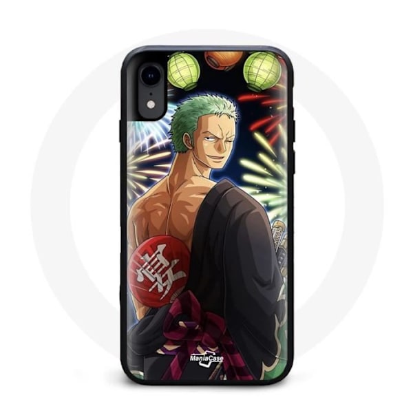 Coque - Maniacase - Iphone XS - One Piece God Jul - Skyddande Mjuk - Anime Manga Svart