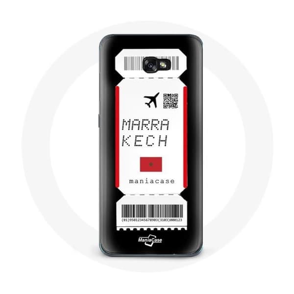 Cover til Samsung Galaxy A5 2017 Flybillet Marrakech Marokko