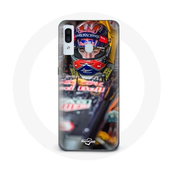 Skydd för Samsung Galaxy A30 Formel 1 Max Verstappen F1-förare