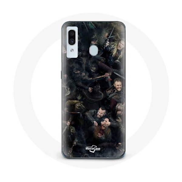 Coque för Samsung Galaxy A30 Vikings Teaser Säsong 6 Affisch Karaktärer Konst