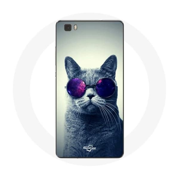 Cover til Huawei P8 Lite Chat briller Stil