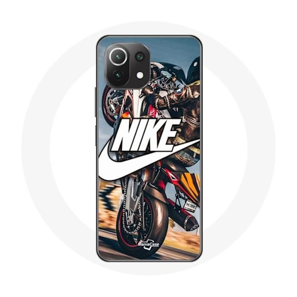Coque - Nike - Mi 11 Lite - Souple - Vit - Motorhjul Vit