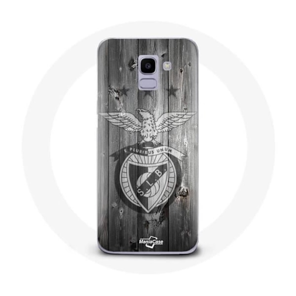 Coque - Maniacase - Samsung Galaxy J6 2018 - Snygg - Svart - Benfica-mönster Svart