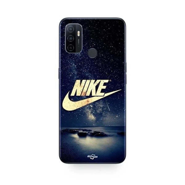 Coque Oppo A32 nike-logotyp i gyllene stjärnhimmel Maniacase