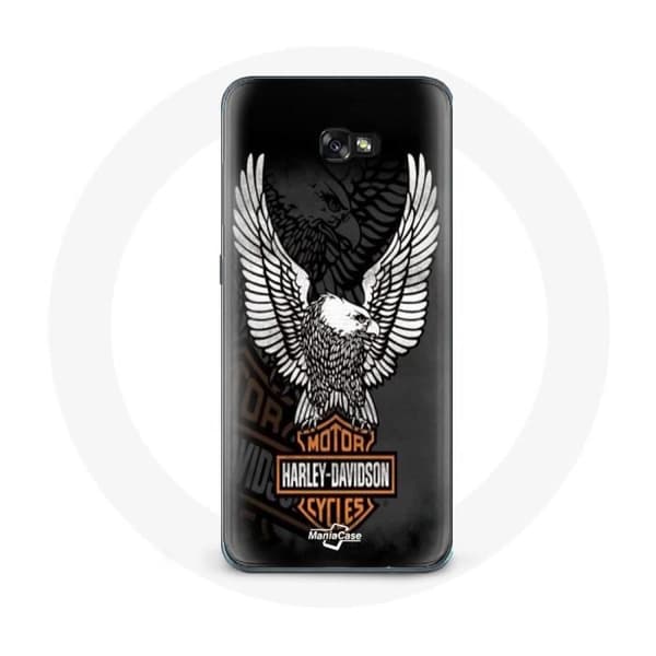 Coque - MANIACASE - Samsung Galaxy A3 2017 - Sort - Harley Davidson ørn logo - Stiv
