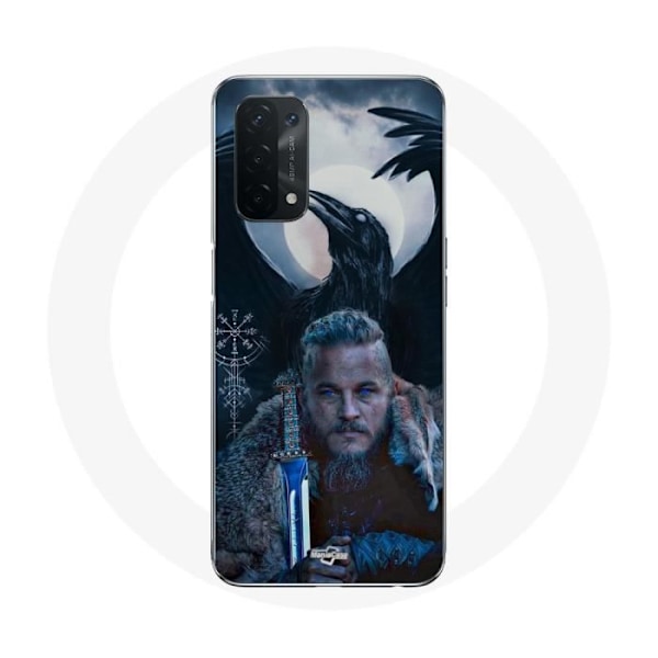 Coque för Oppo A74 5G vikings ragnar lothbrok korp