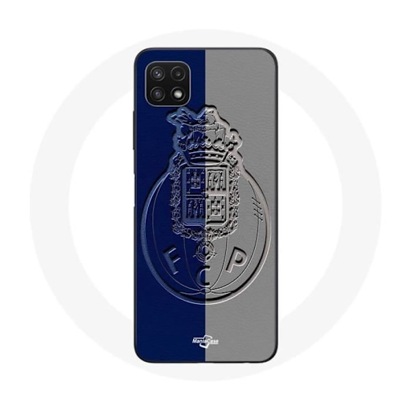 Coque - maniacase - Samsung Galaxy A22 5G - Flexibel - Skydd - Blå och grå gondport Svart