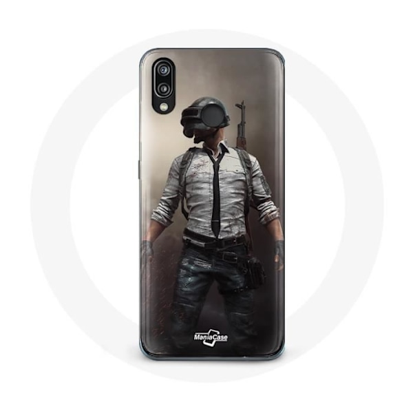 Coque - Huawei - P20 Lite - Blød - Sort - PUBG Videospilserie