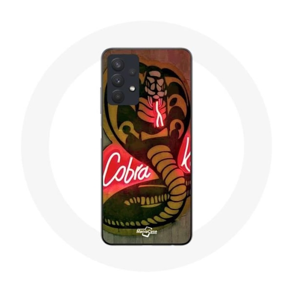 Coque - Maniacase - Samsung Galaxy A32 5G - Cobra Kai-logotyp - Silikon - Mjuk svart