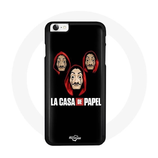 Coque - La casa de papel - iPhone 8 - Sort - Blød - Stødbeskyttelse