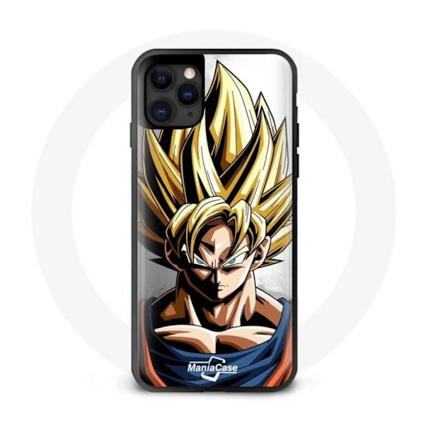 Coque Souple - Dragon Ball Z - Iphone 12 - Svart - Unikt Mönster - Optimalt Skydd