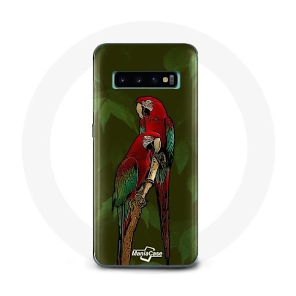 Coque för Samsung Galaxy S10 Plus Pionus Röd Papegoja