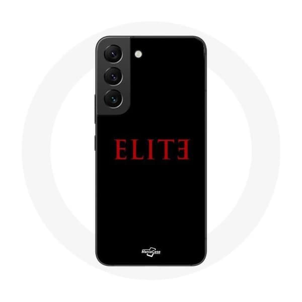 Cover til Samsung Galaxy S21 FE Elite Sæson 5 Logo Rød Sort Baggrund