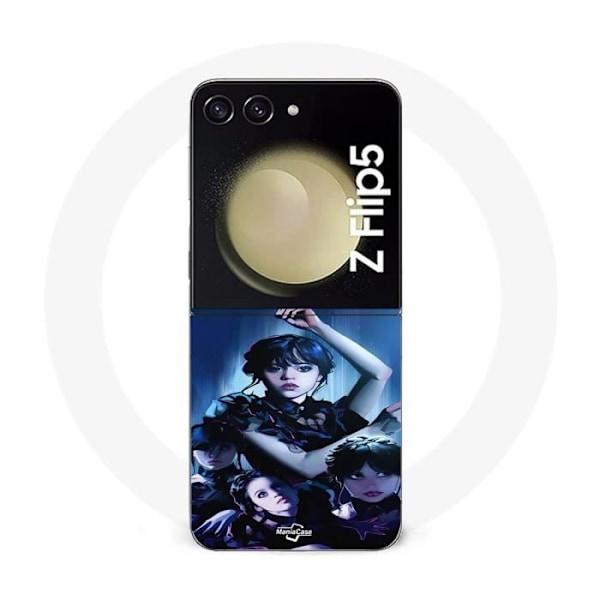 Coque Samsung Galaxy Z Flip5 onsdag Mercredi Addams