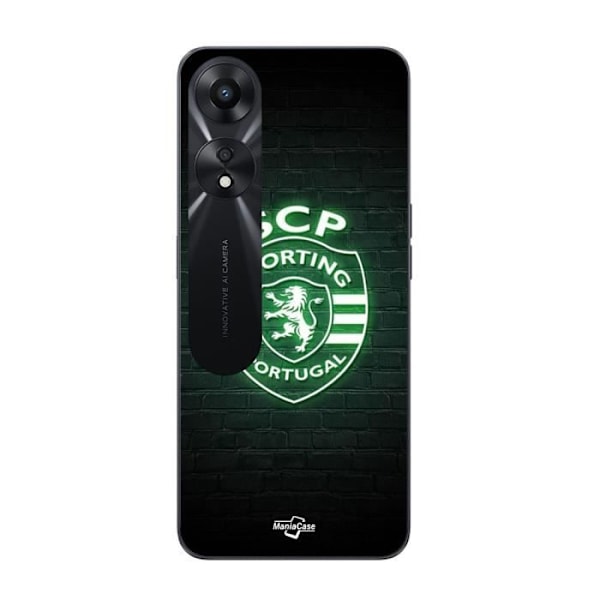Coque för Oppo A78 5G SCP SPORTING PORTUGAL LUMINEUX FOND NOIR Maniacase
