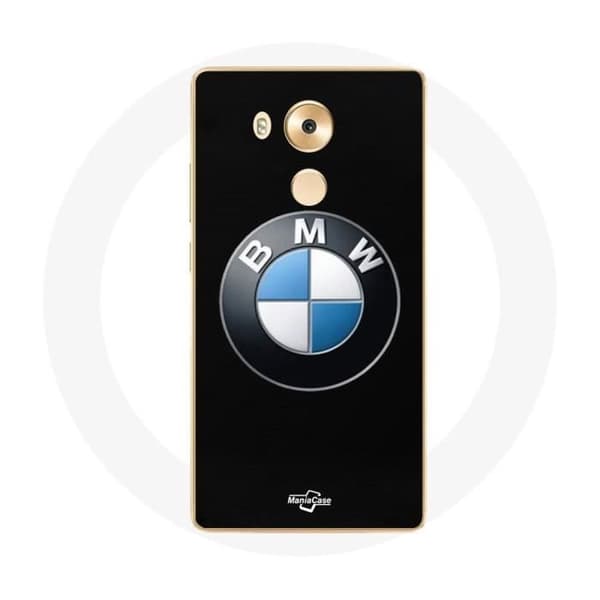 Coque Huawei Mate 8 BMW-logo mustalla taustalla
