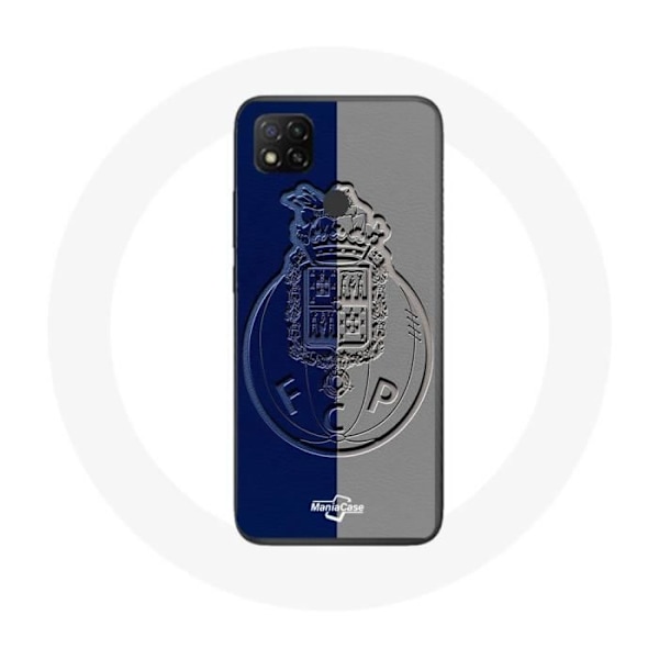 Coque - maniacase - Xiaomi Redmi 9C - Mjuk - Skydd - Porto gond blå och grå Svart