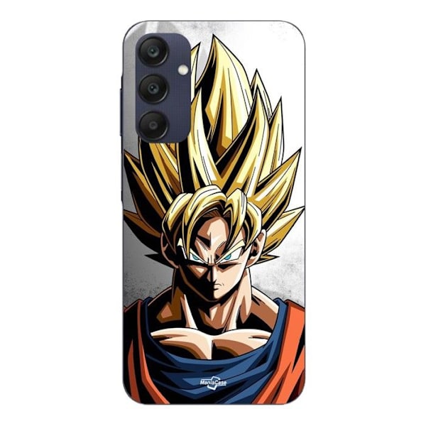 Coque - Maniacase - Samsung Galaxy A25 - Goku Dragon Ball Z - Mjuk - Svart