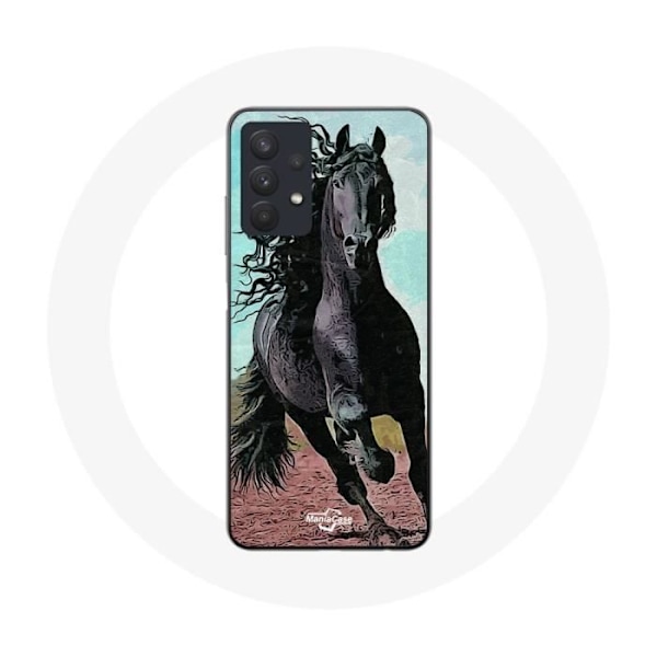 Skydd för Samsung Galaxy A32 5G Svart Frieser Häst