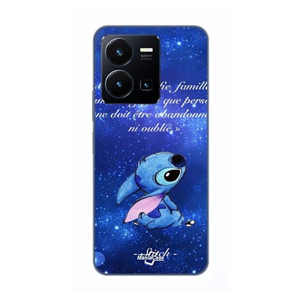 Coque För Vivo Y35 4G Stitch disney stitch söt Ohana betyder familj Maniacase SVART