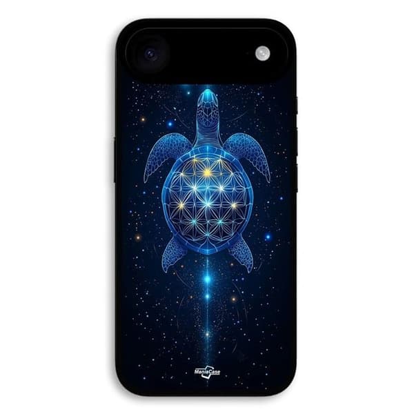 Cover til iPhone 17 Air, hellig kosmisk skildpadde, livets blomst