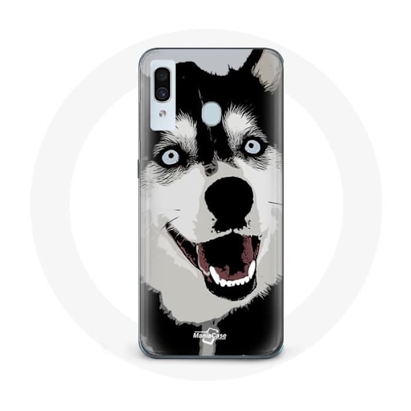Coque för Samsung Galaxy A20e Siberian Husky Blå Ögon