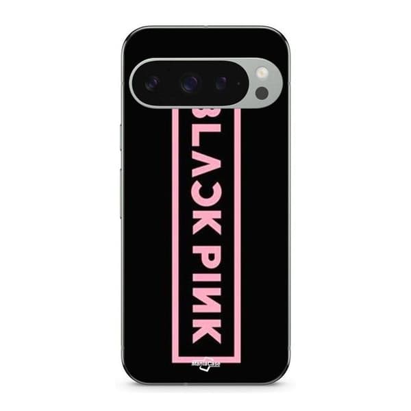 Cover til Google Pixel 9 Pro Blackpink VIP Billetter Blackpink logo Front sort svart