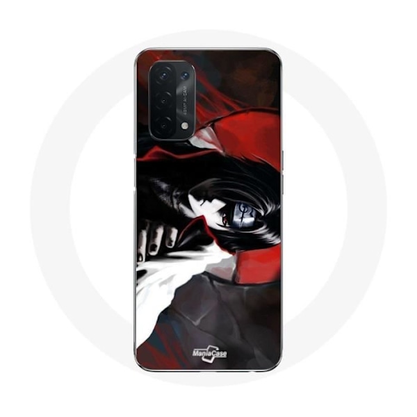 Coque för Oppo A74 5G Itachi Uchiwa Naruto Manga Affisch