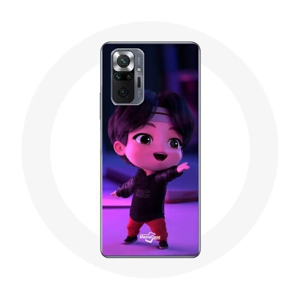 Cover til Xiaomi Redmi Note 10 Pro BTS TinyTAN Jin Animation