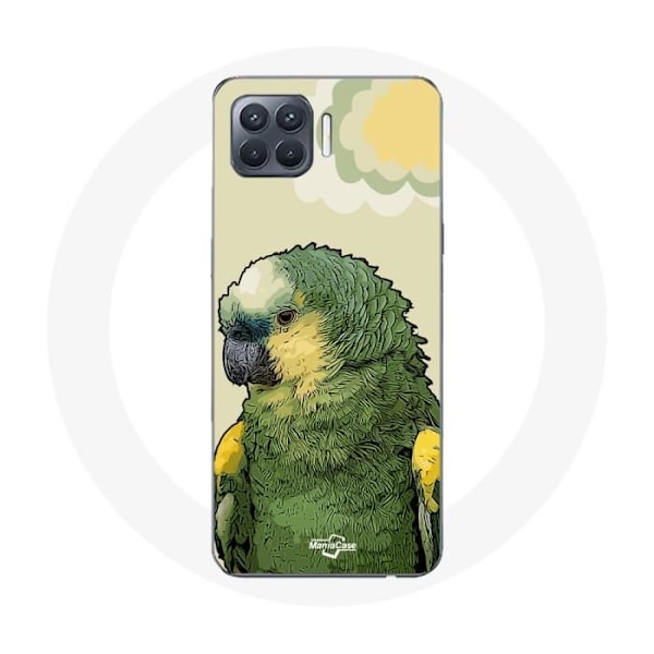 Coque - Amazone - Oppo A93 - Flexibel - Grön - Papegojor Grön