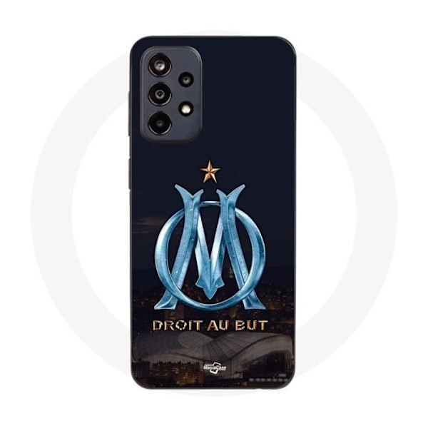 Coque - Maniacase - Samsung Galaxy A32 4G - OM-logotyp - Blå och Guld - Flexibel Blå, guld