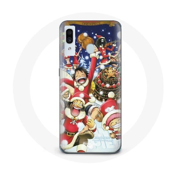 Coque - Maniacase - Samsung Galaxy A30 - One Piece - Jul - Mjuk Svart