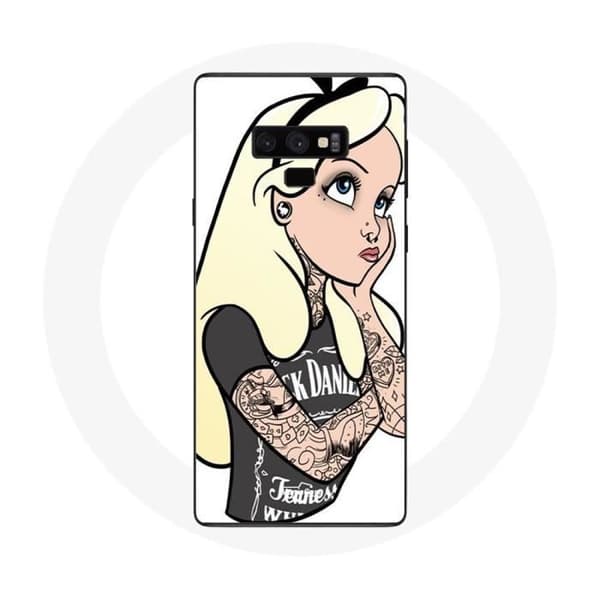 Cover til Samsung Galaxy Note 9 Alice tatoveret prinsesse