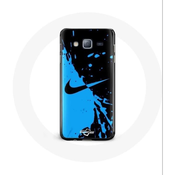 Skydd för Samsung Galaxy j5 Nike-logotyp Blå och Svart