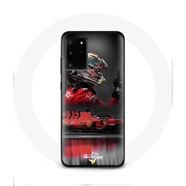 Mobilskal för Samsung Galaxy S11 Plus Formel 1 Sebastian Vettel F1-förare Röd