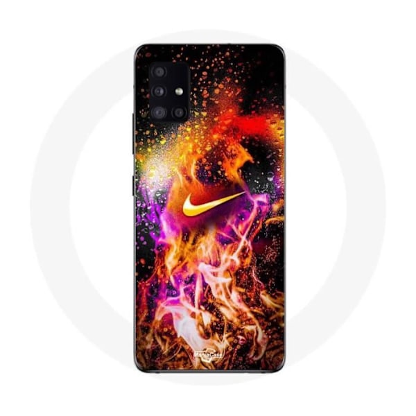 Coque Maniacase för Samsung Galaxy A51 5G Nike färgglad målning