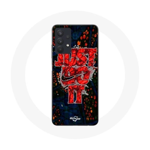 Coque för Samsung Galaxy A32 5G Nike-logotyp Just do it Röd