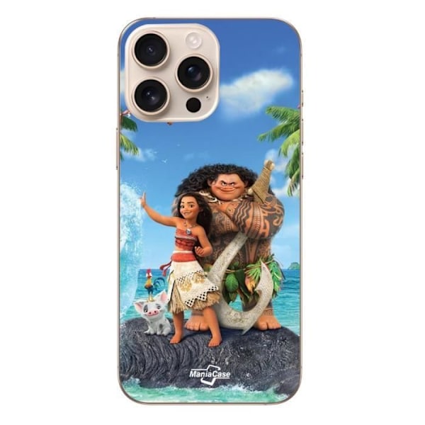 Coque - Maniacase - Iphone 16 Pro Max - Pehmeä - Musta - Animoitu