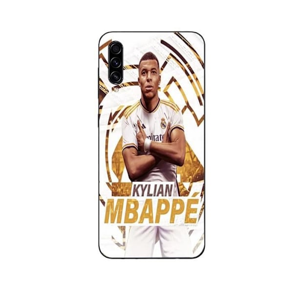 Coque Maniacase för Samsung Galaxy A50 Kylian Mbappe Real Madrid bakgrundsfirande