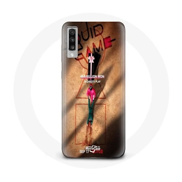 Coque för Samsung Galaxy A70 Squid Game Serie affisch soldat