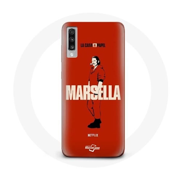 Coque för Samsung Galaxy A70 La casa de papel Marsella design