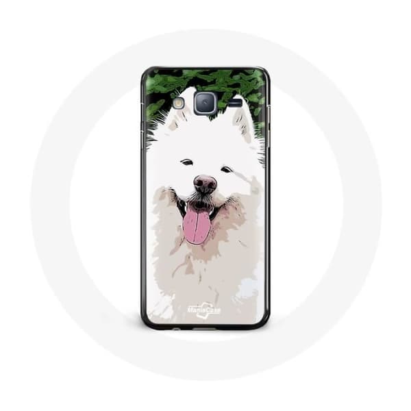Cover til Samsung Galaxy J7 Samoyed Hvid Race af hunde