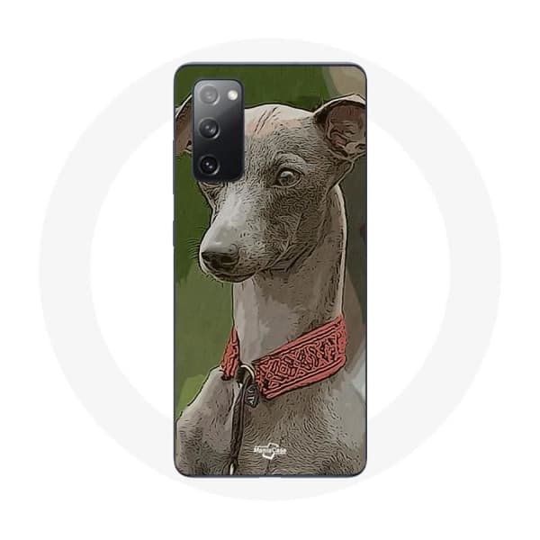 Coque - Samsung - Galaxy S20 FE - Lévrier greyhound - Grå - Mjuk Grå