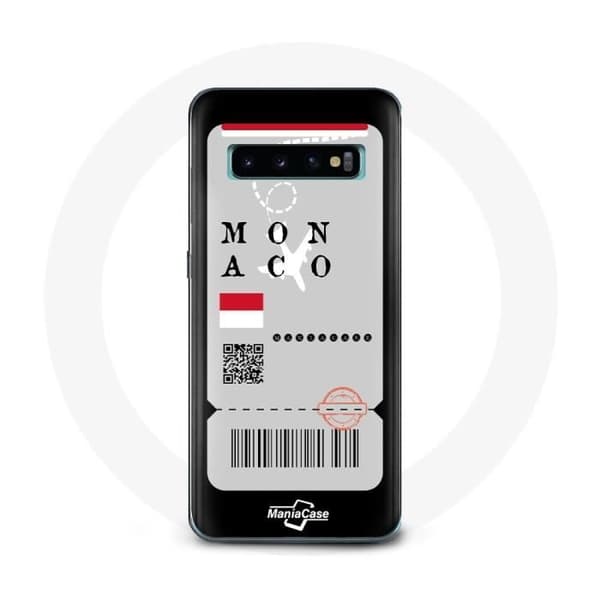 Samsung Galaxy S10 Edge: Lentolippu Monaco -kuori