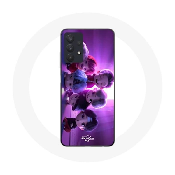 Coque för Samsung Galaxy A32 5G TinyTAN Animation Affisch RM Jin Suga J-Hope Jimin V Och Jungkook Mic Drop